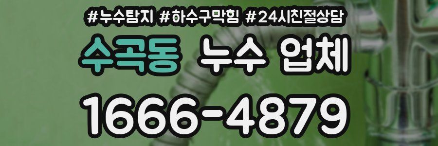 수곡동 누수 업체