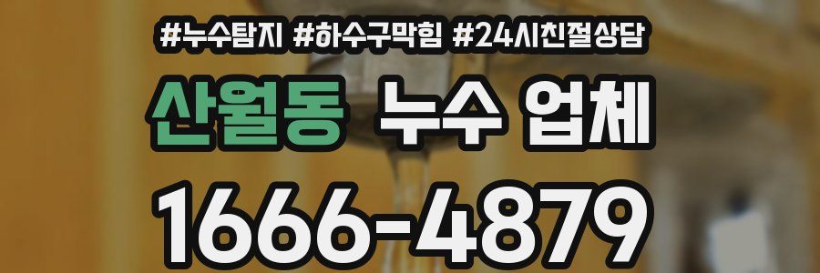 산월동 누수 업체