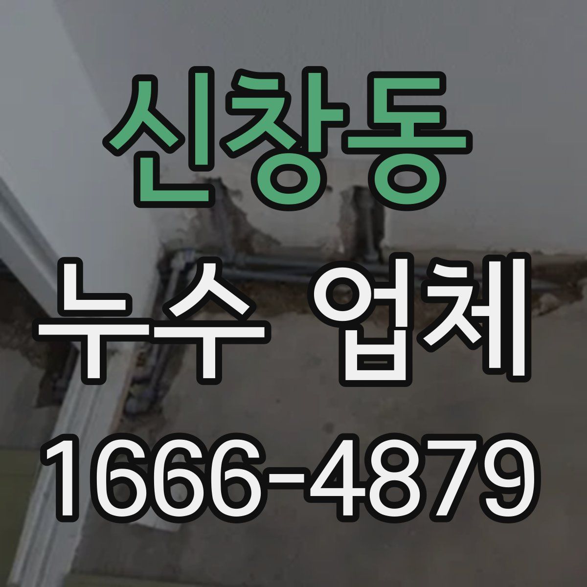 신창동 누수 업체