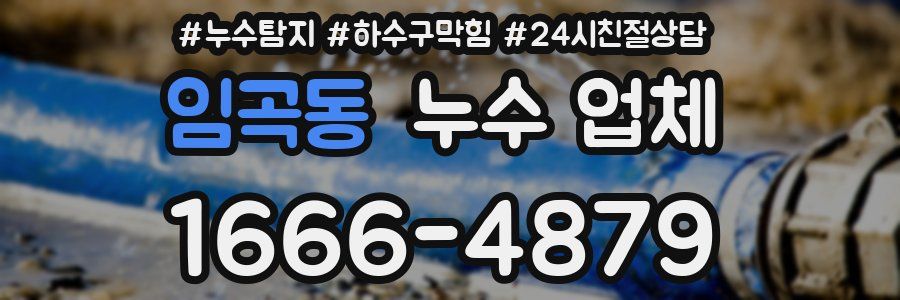 임곡동 누수 업체