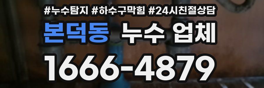 본덕동 누수 업체