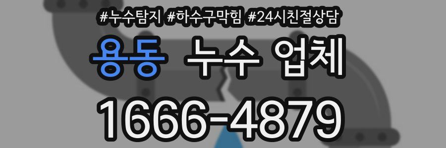 용동 누수 업체