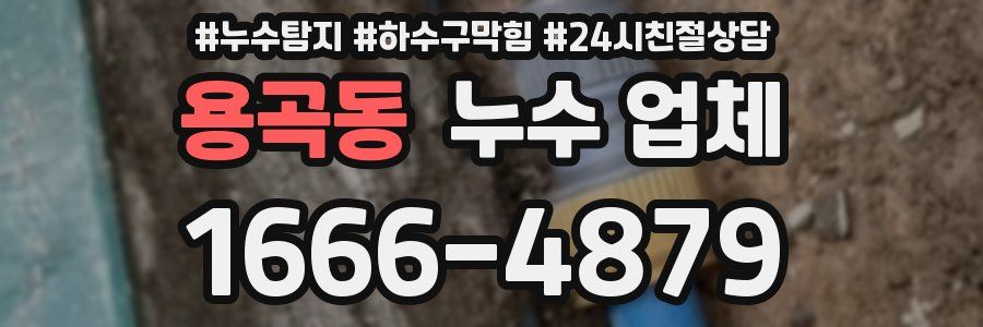 용곡동 누수 업체