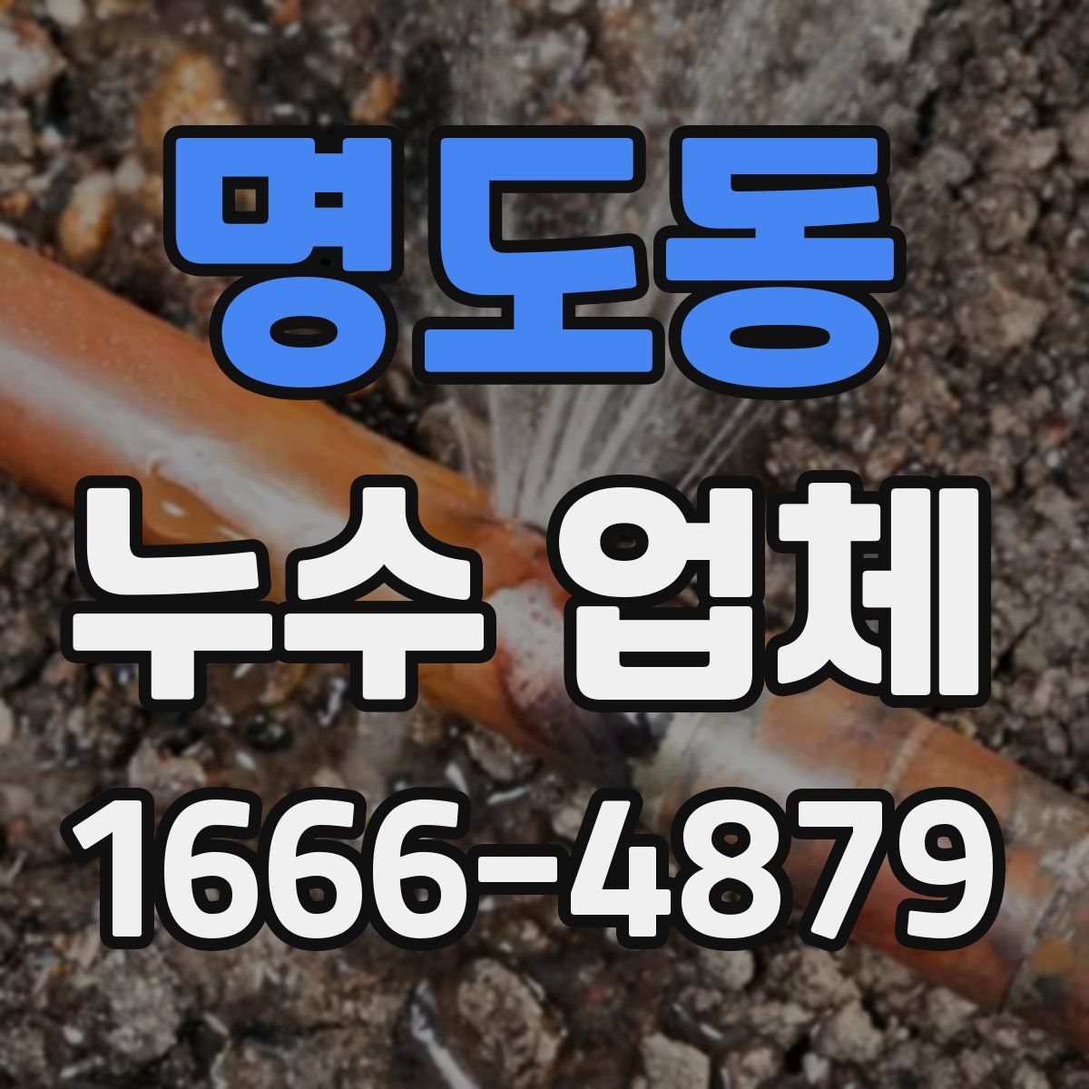 명도동 누수 업체