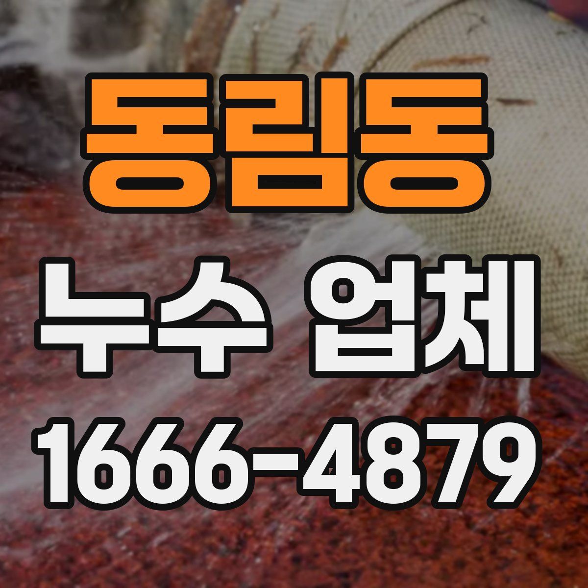 동림동 누수 업체