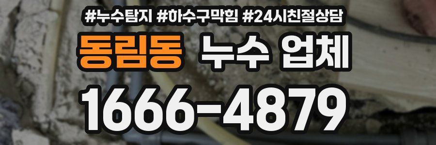 동림동 누수 업체