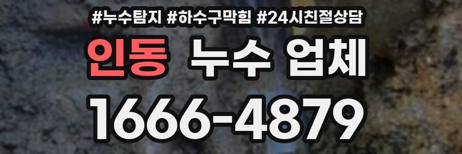 인동 누수 업체