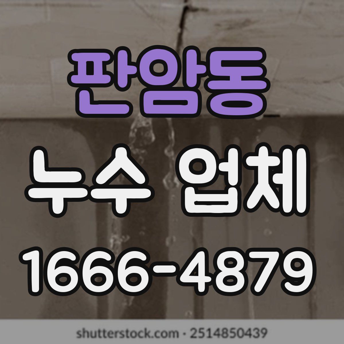판암동 누수 업체