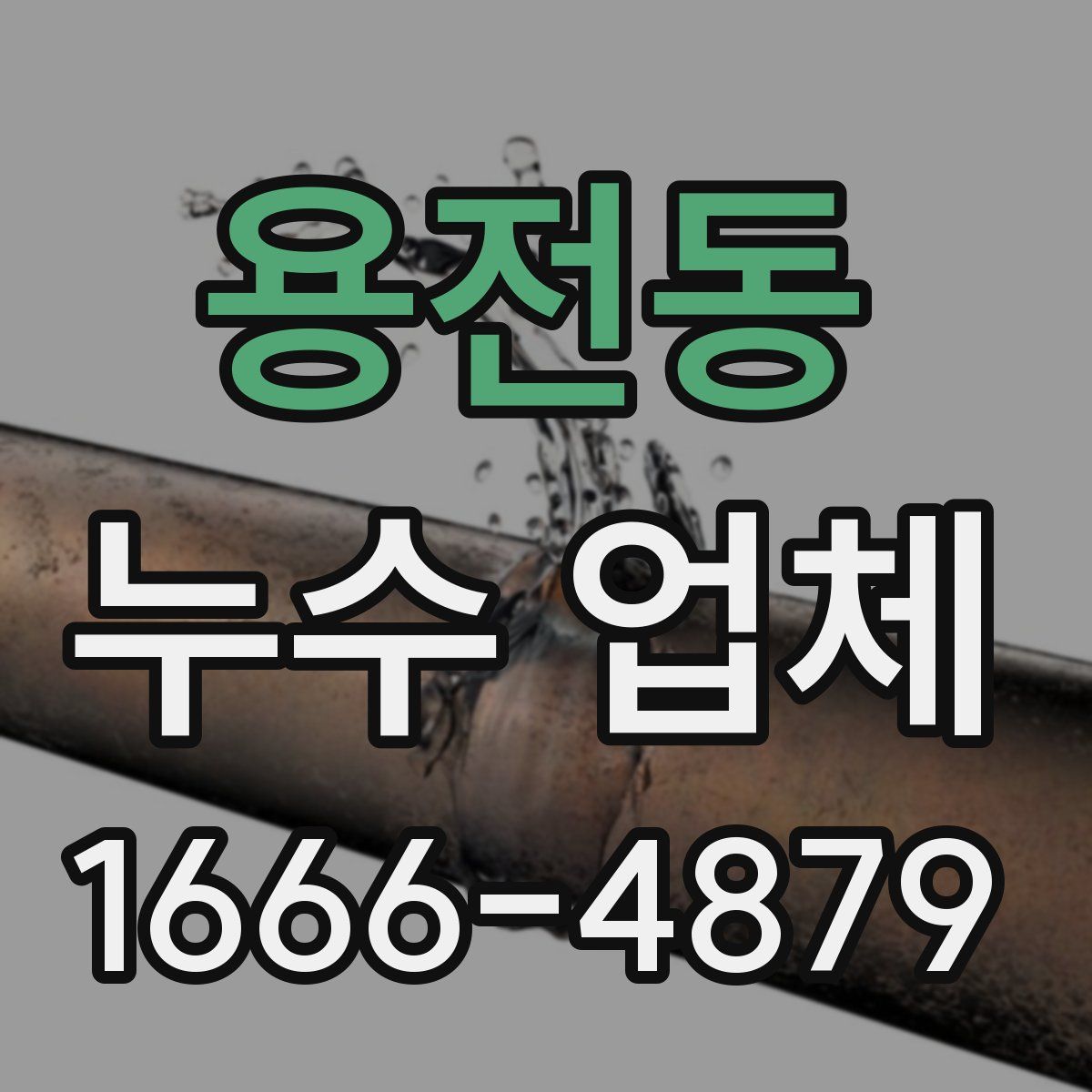 용전동 누수 업체