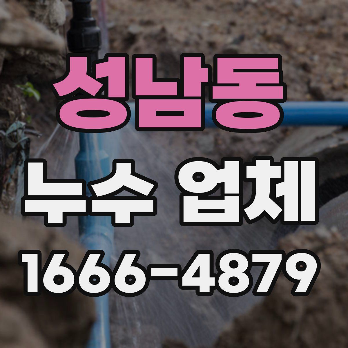 성남동 누수 업체