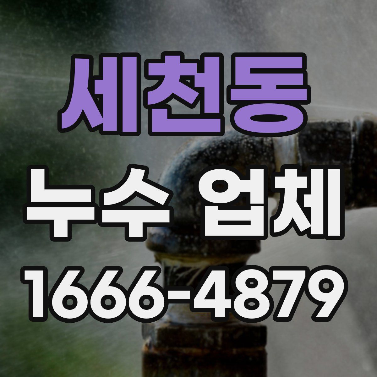 세천동 누수 업체