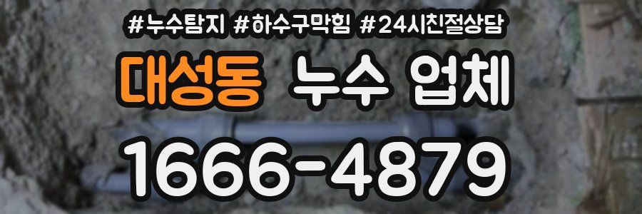 대성동 누수 업체
