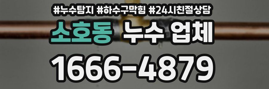 소호동 누수 업체