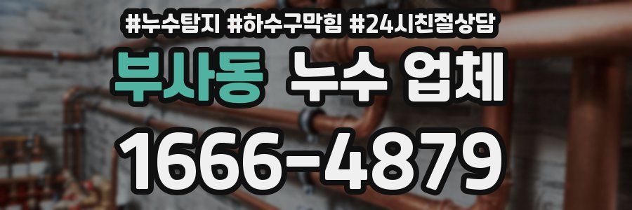 부사동 누수 업체