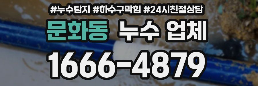 문화동 누수 업체