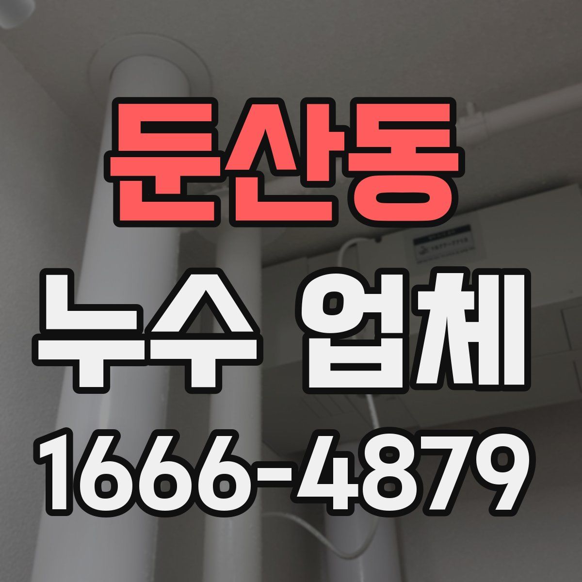 둔산동 누수 업체