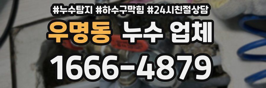 우명동 누수 업체