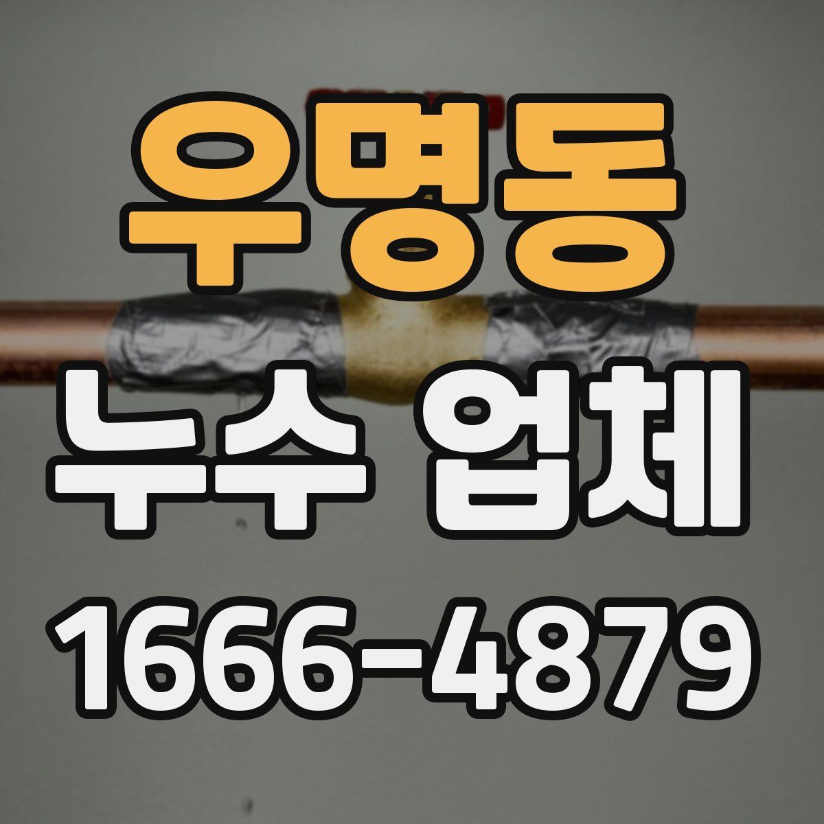 우명동 누수 업체