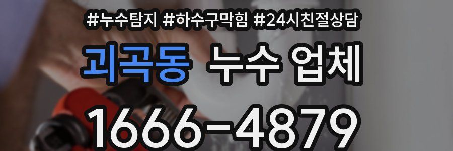 괴곡동 누수 업체