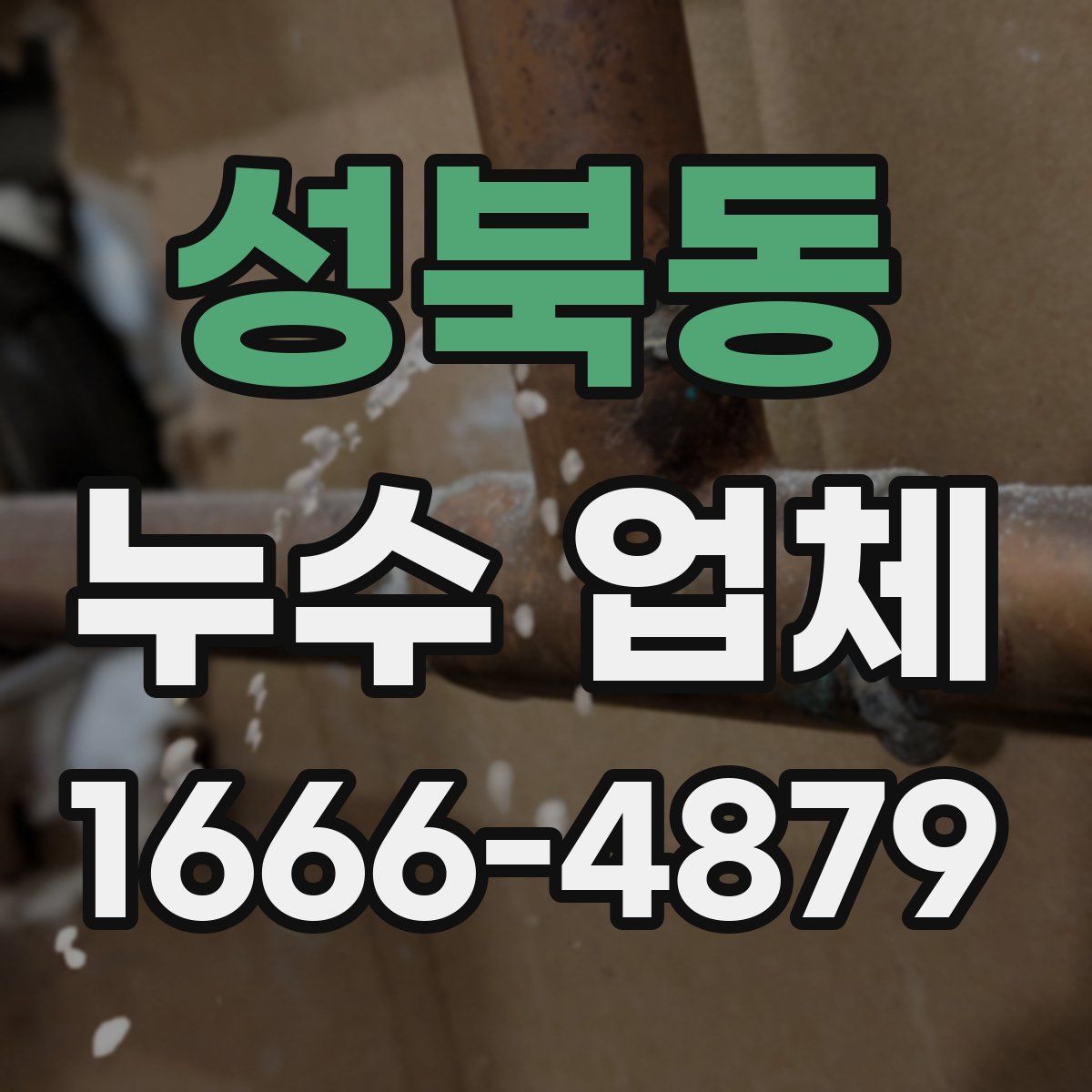 성북동 누수 업체