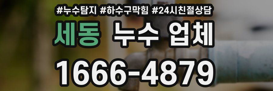 세동 누수 업체