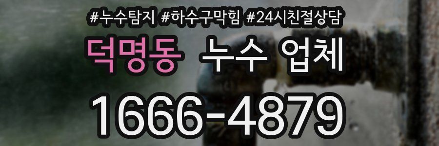 덕명동 누수 업체