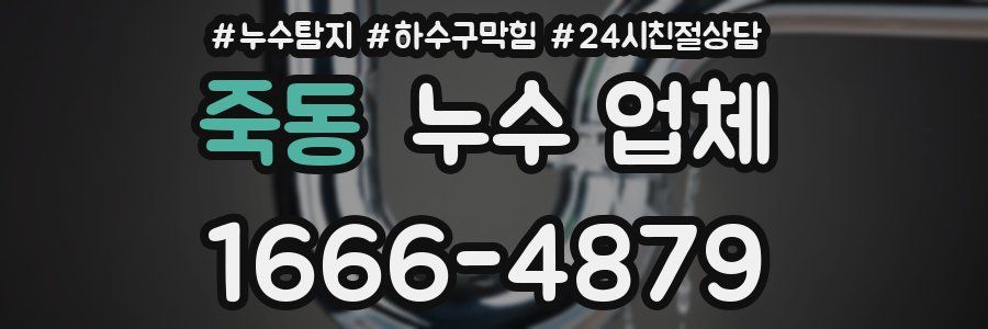 죽동 누수 업체