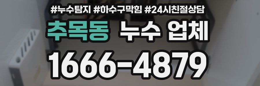 추목동 누수 업체