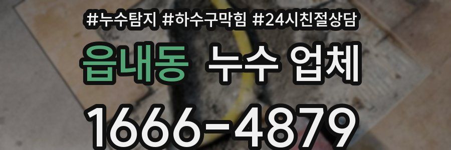 읍내동 누수 업체