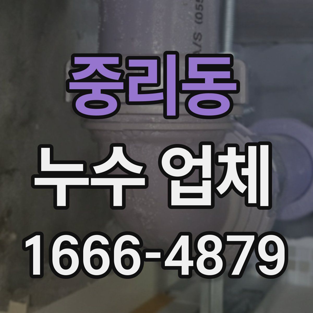 중리동 누수 업체