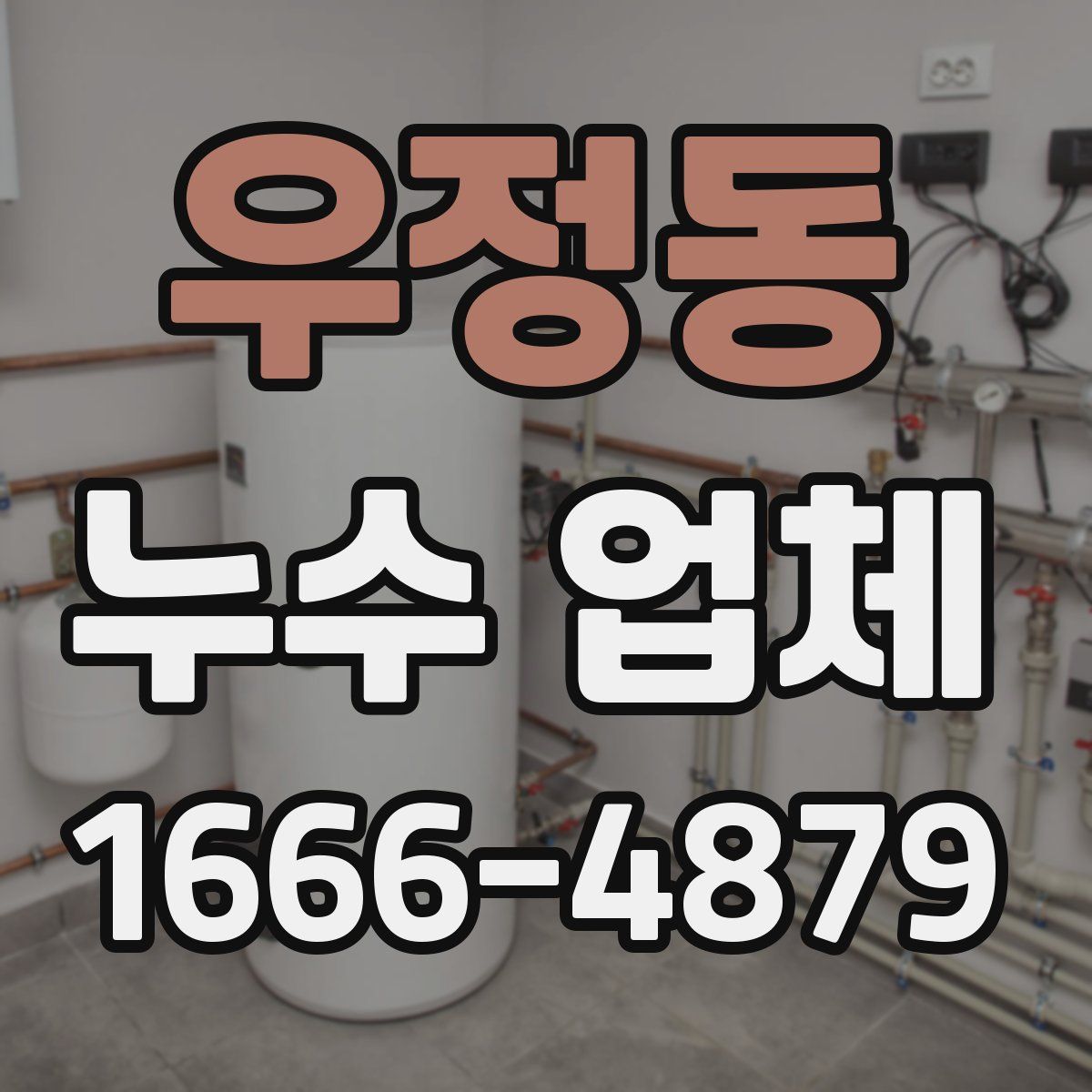 우정동 누수 업체