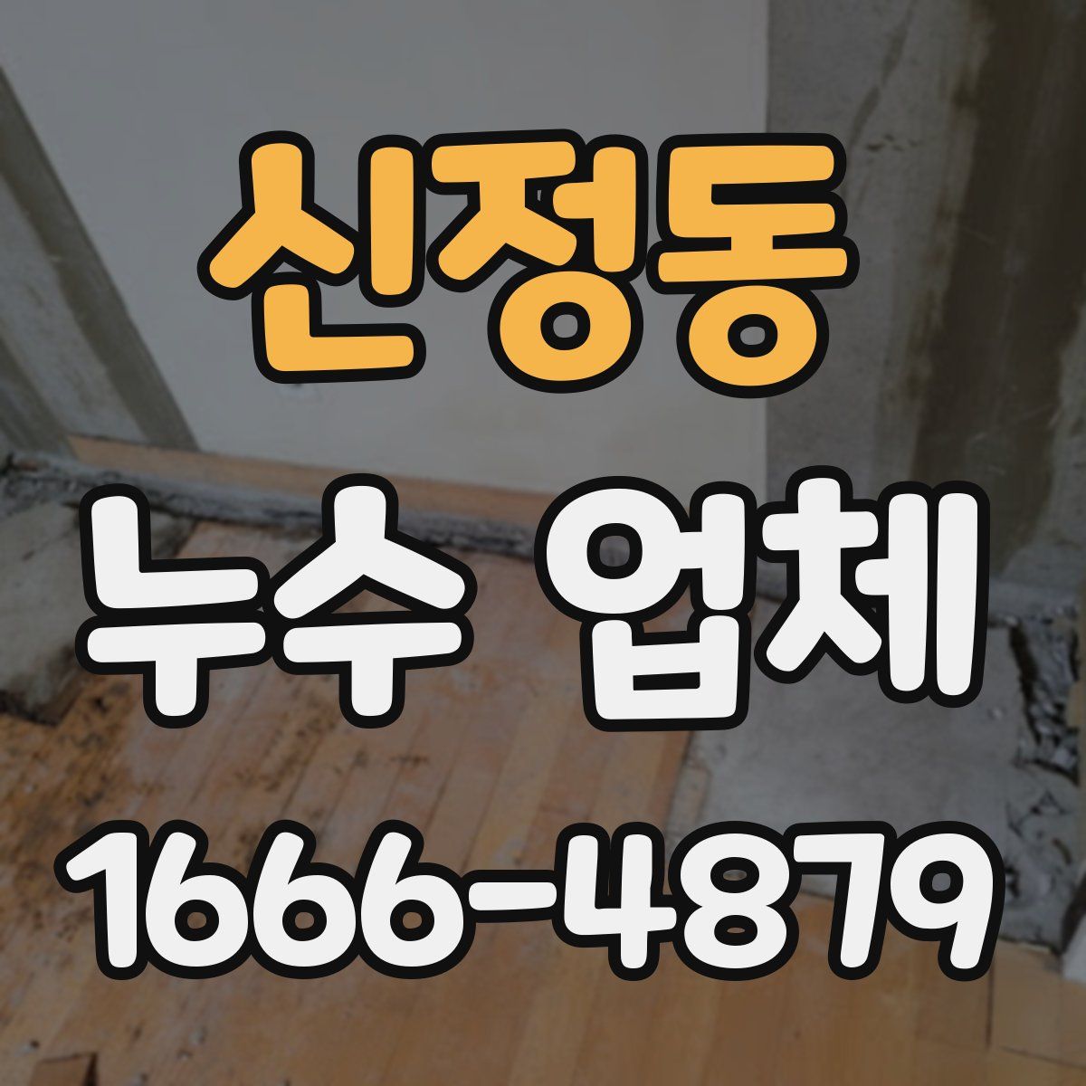 신정동 누수 업체