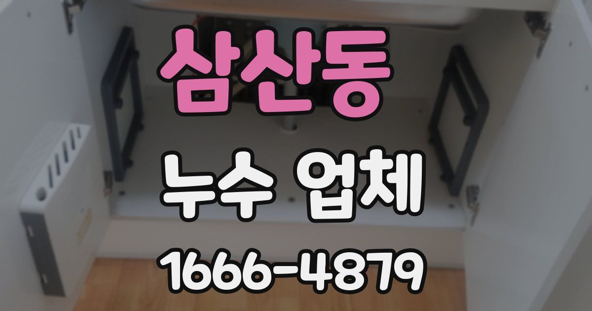 삼산동 누수 업체