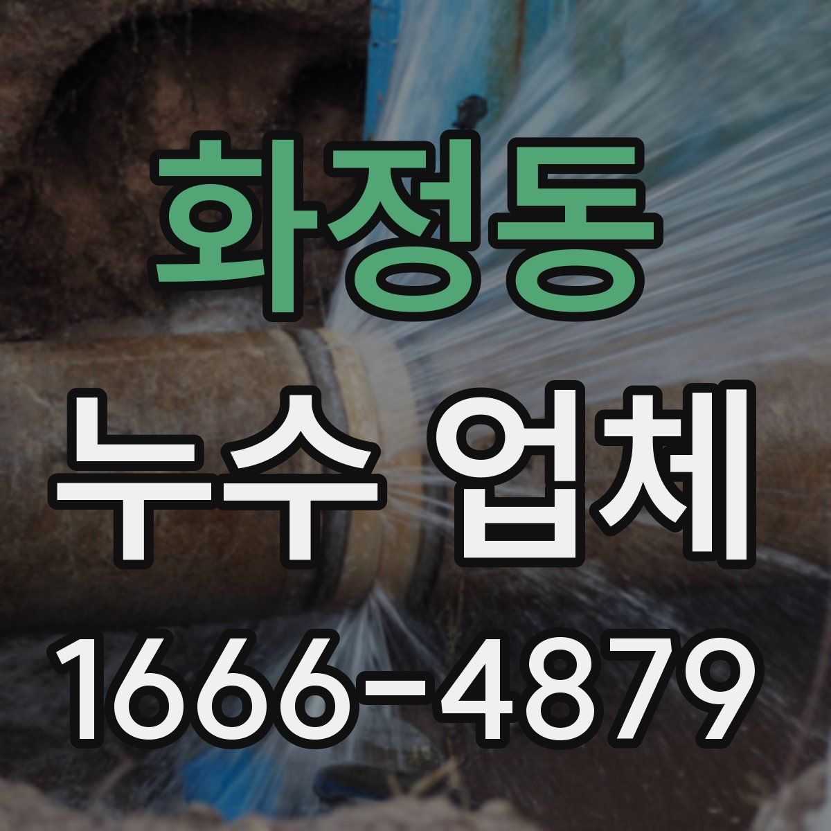 화정동 누수 업체