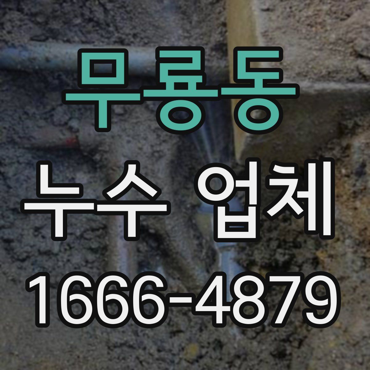 무룡동 누수 업체