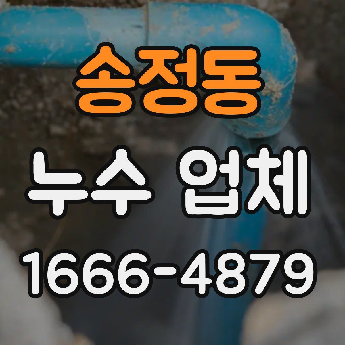 송정동 누수 업체