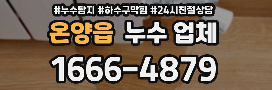 온양읍 누수 업체