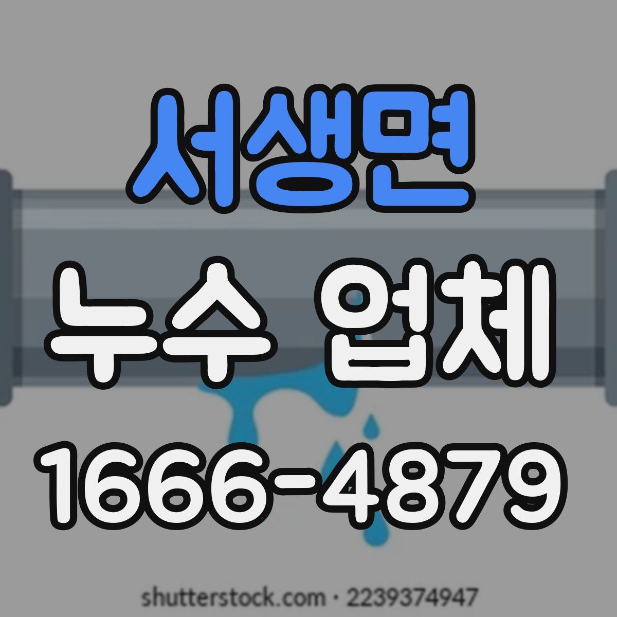 서생면 누수 업체