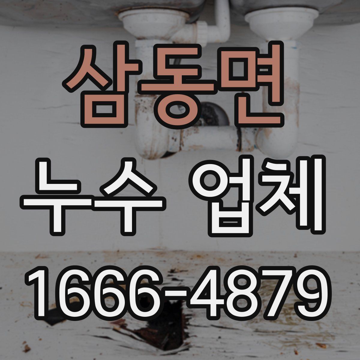 삼동면 누수 업체