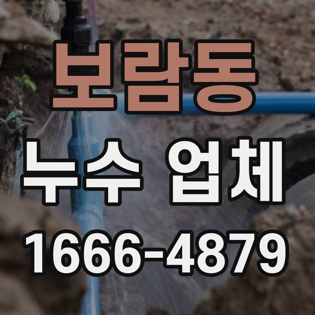 보람동 누수 업체