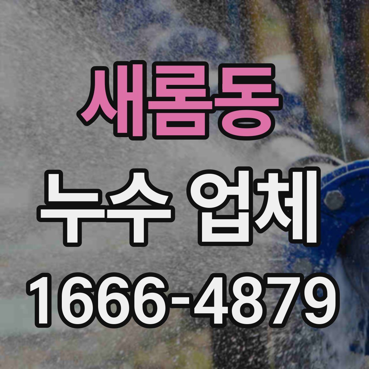 새롬동 누수 업체