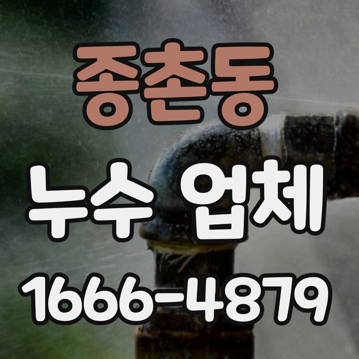 종촌동 누수 업체