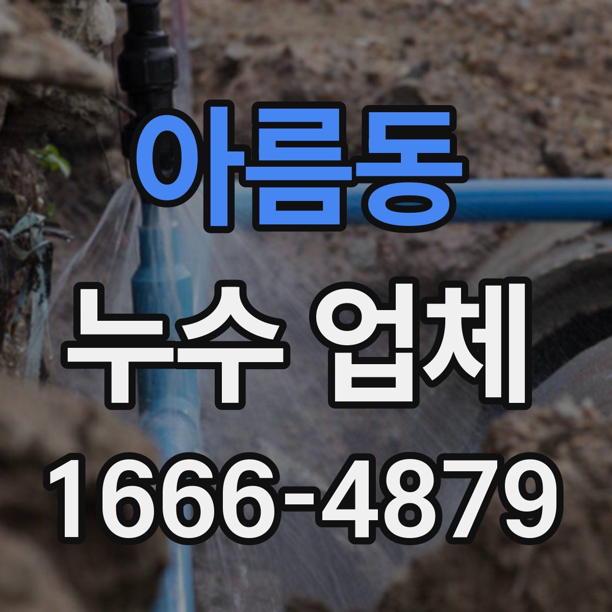 아름동 누수 업체