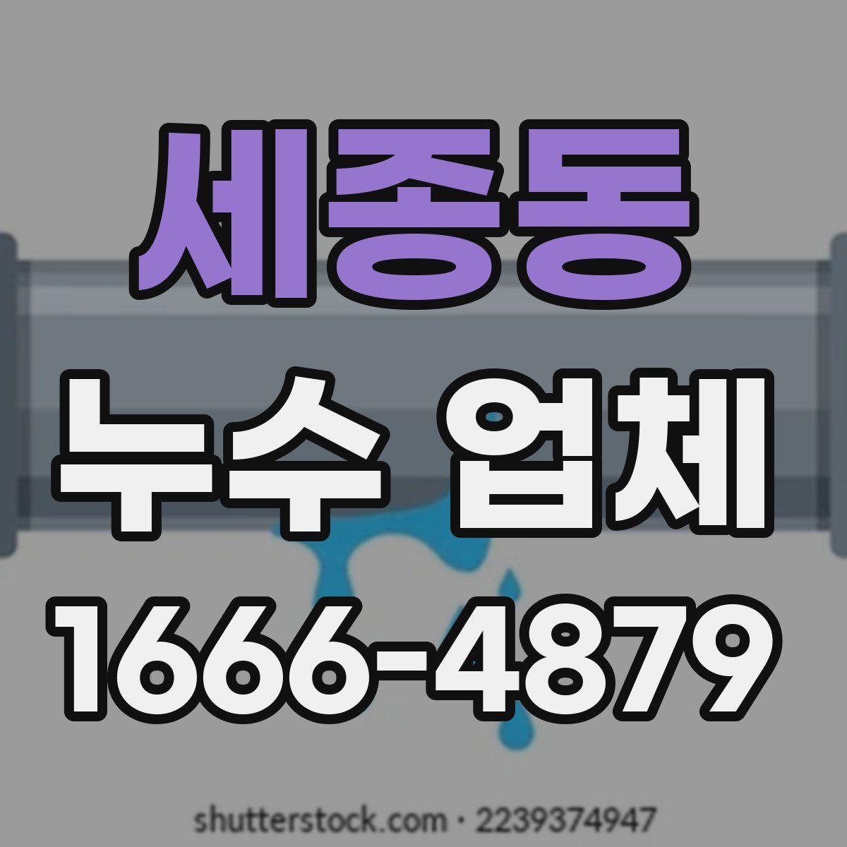 세종동 누수 업체