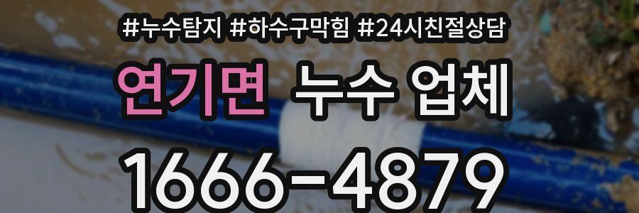 연기면 누수 업체