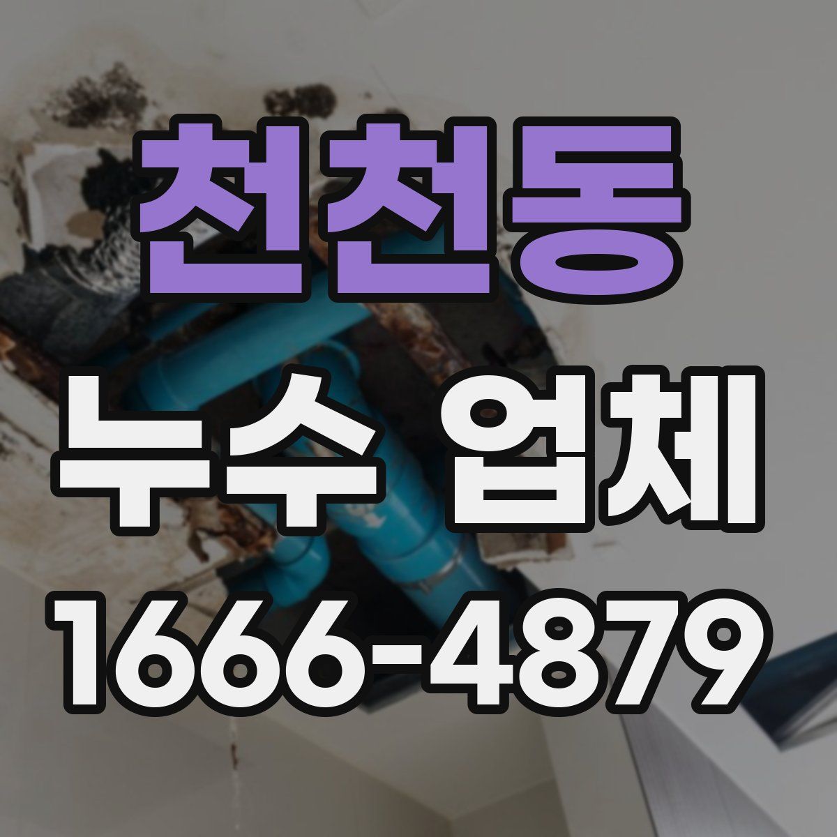 천천동 누수 업체