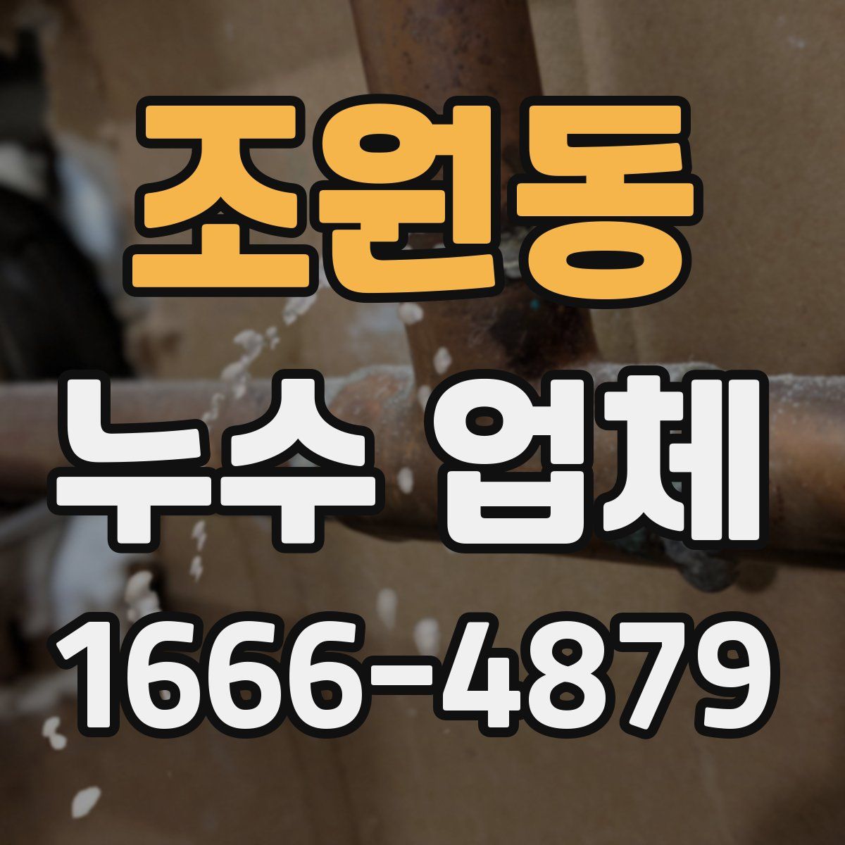 조원동 누수 업체