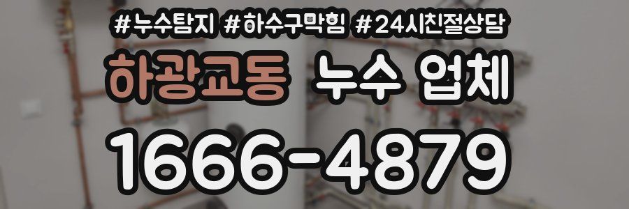 하광교동 누수 업체