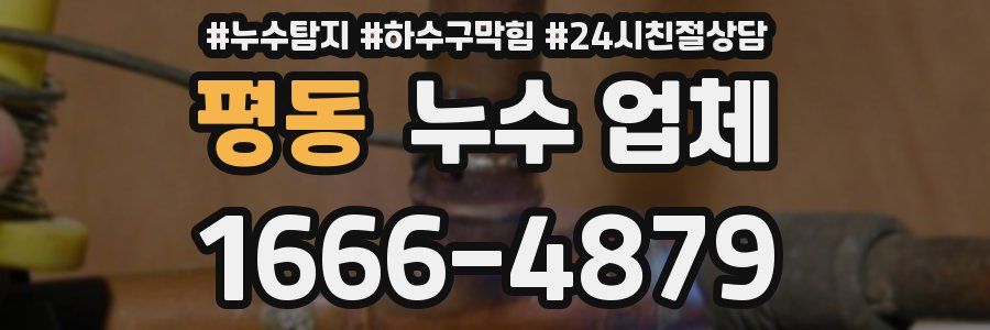 평동 누수 업체