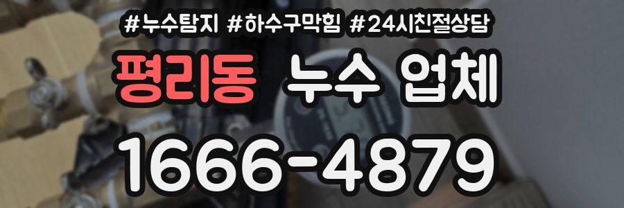 평리동 누수 업체